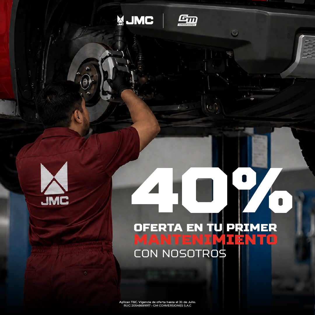 40% en tu primer mantenimiento
