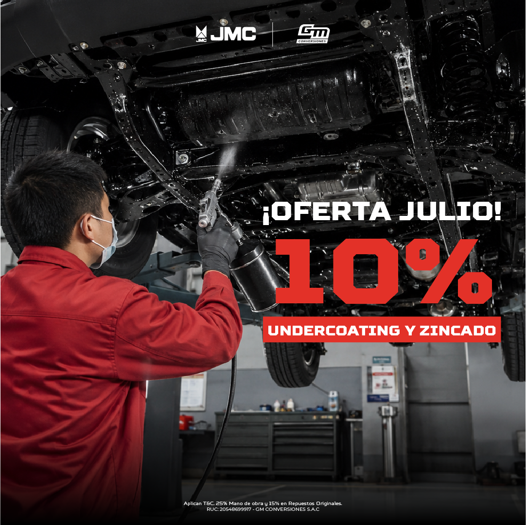 10% en undercoating y zincado